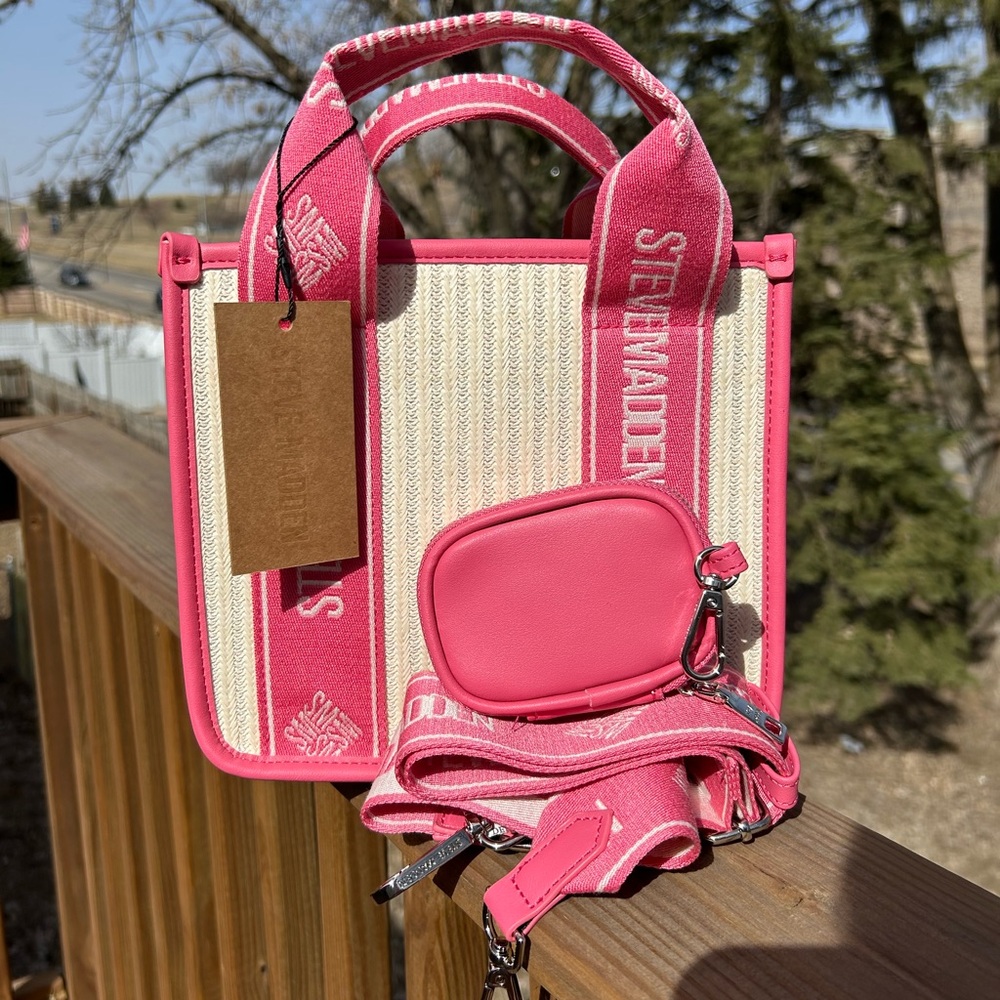 Steve Madden Pink Tote Bag